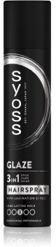 Syoss Intense Glaze Hairspray spray fixador para cabelo com fixação média para dar brilho 300 ml. Intense Glaze Hairspray