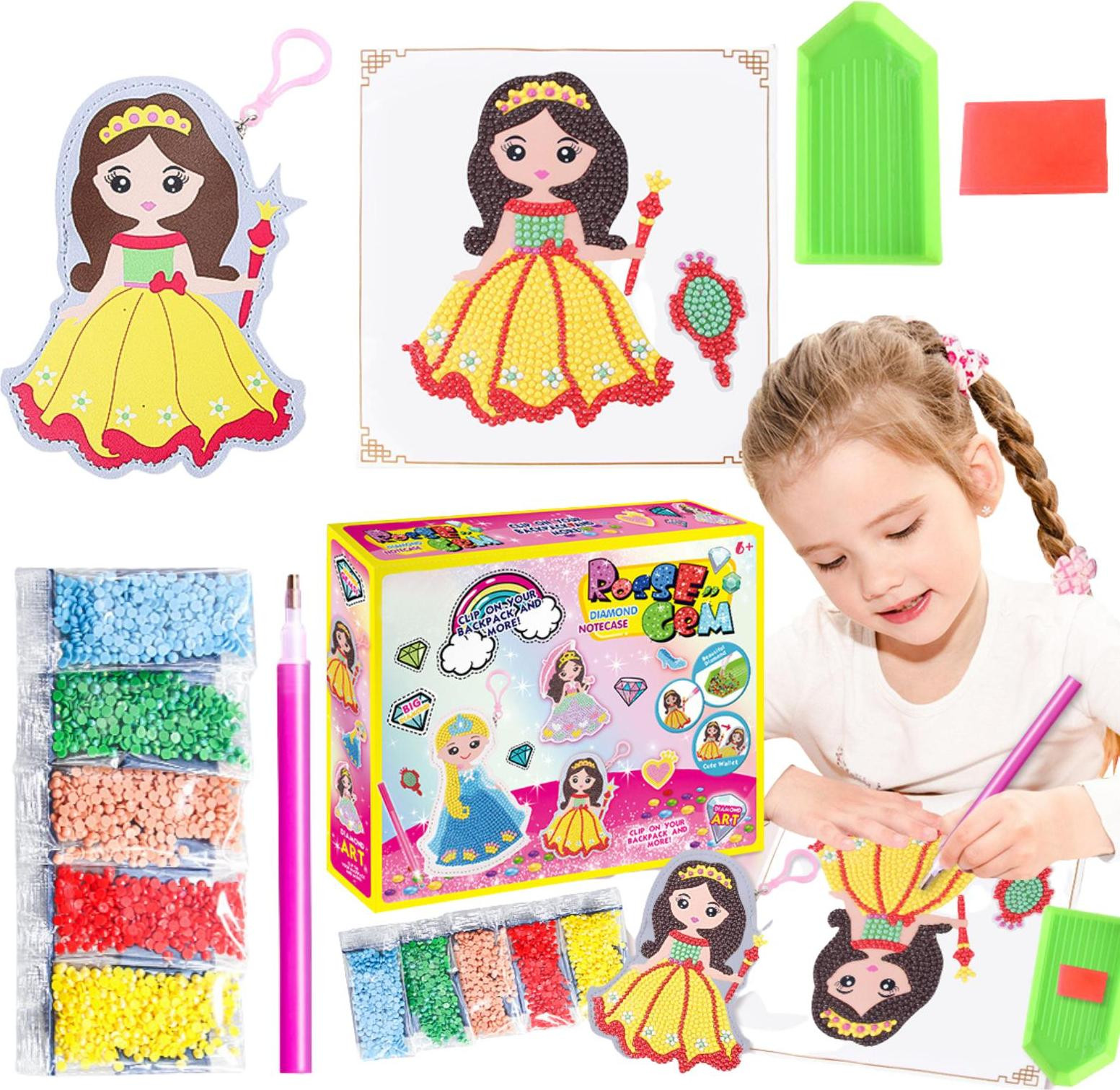 Maksik Import Diamantmozaïek Set 5D Prinses
