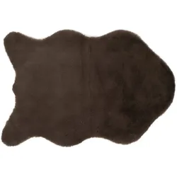 Gözze Fellimitatteppich taupe 60 x 90 cm