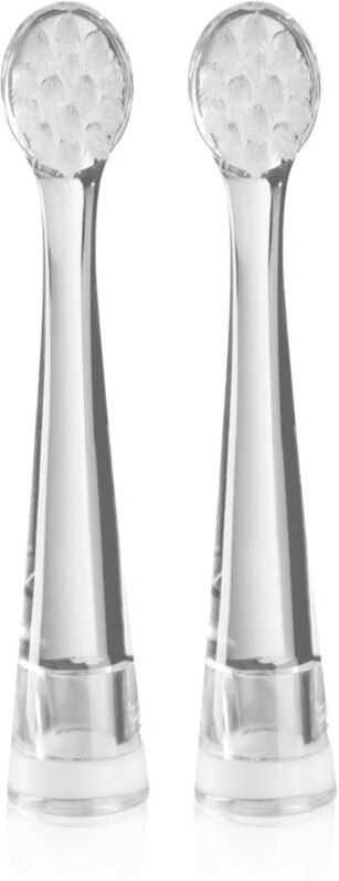 Concept ZK0031 Small toothbrush replacement heads for children Transparent 2 pc