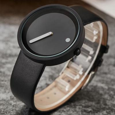 Fashion Sheath Paidu Mens Stainless Steel Watch Sleek Quartz Wristwatch For Everyday Style full Black Leather