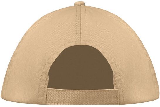 Casquette baseball 5 pans publicitaire personnalisée BUZZ Ivoire