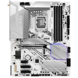 AsRock Z890 Pro RS WiFi White Intel DDR5 S1851 (LGA 1851, Intel Z890, ATX), Mainboard