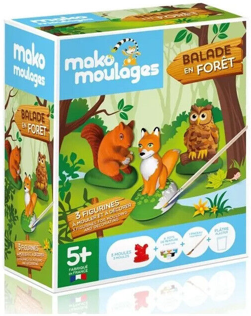 Coffret 3 moules Balade en forêt - Mako moulages