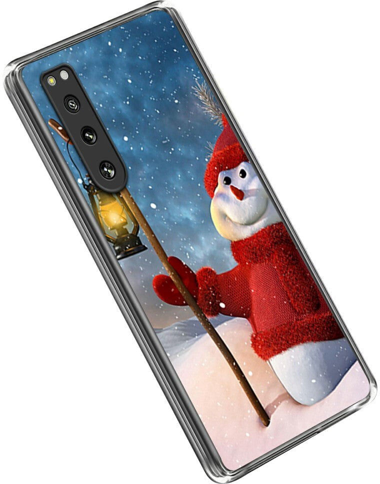 INCOVER Sony Xperia 5 IV TPU Plast Julecover - Snemand