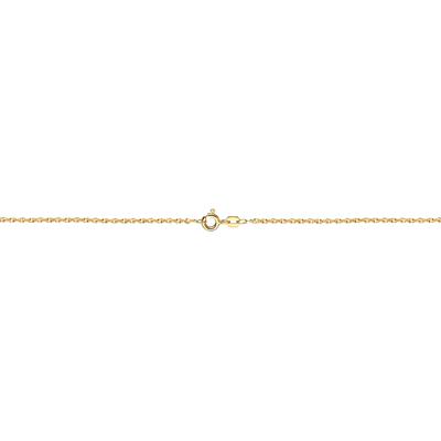 Fußkette FIRETTI "Schmuck Geschenk Gold 333 585 Körperschmuck Singapurkette diamantiert" Gr. 25, gold (gelbgoldfarben), Fußketten, Damen, 25, Gelbgold 333, Made in Germany