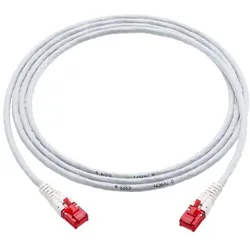 2x R&M Patchkabel CU C6A U GY 7.5m (U/UTP, CAT6a, 7.50 m), Netzwerkkabel