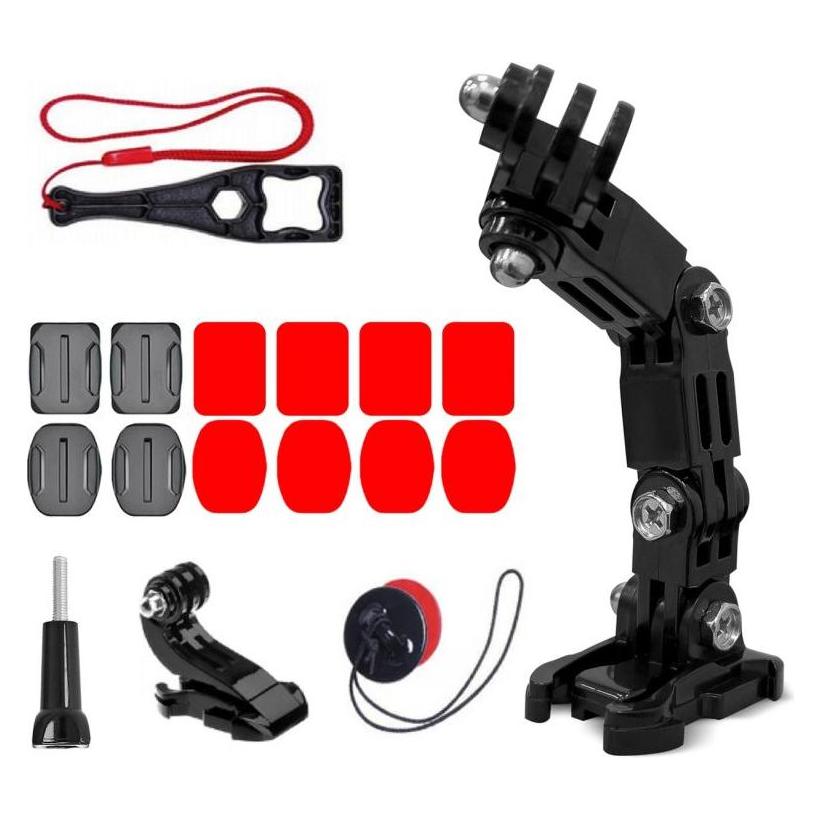 Hurtel GoPro Satz Helmbefestigungszubehör für GoPro, DJI, Insta360, SJCam, Eken Sportkameras (GoPro Fahrrad (1404978613)