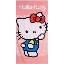 Hello Kitty, Strandtuch, Strandbadetuch Rosa 70 X 140 Cm (140 x 70 cm)