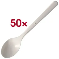 Papstar 50er-Pack Mehrweg-Kaffeelöffel 13 cm weiß weiß