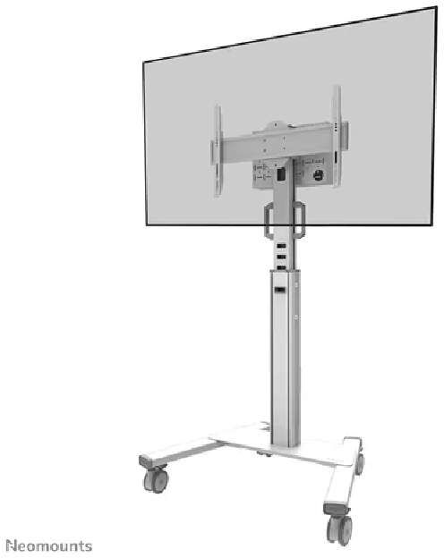 Neomounts support de sol FL50S-825WH1 Support au sol mobile pour écrans plats de 37 à 75", idéal pour les salles de conférence, les écoles ou les