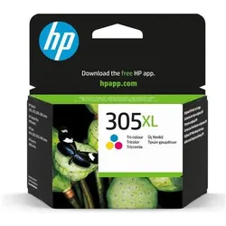 HP, Druckerpatrone, 305XL High Yield Tri-color Original Ink Cartridge