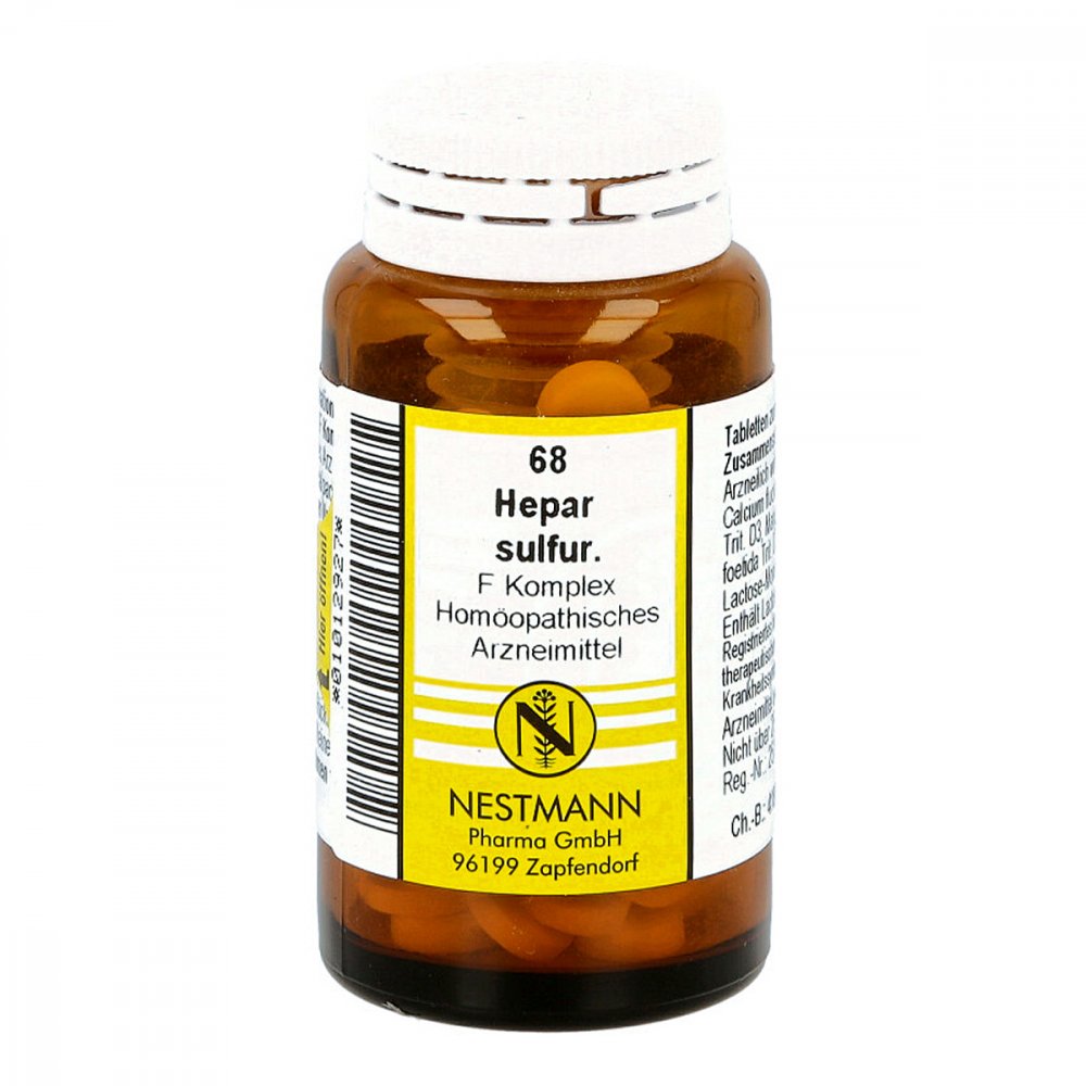 NESTMANN Pharma GmbH Hepar Sulfuris F Komplex Nummer 68 Tabletten 01012927
