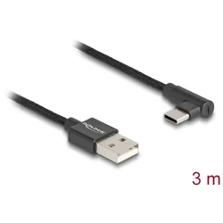 DELOCK USB 2.0 Kabel Typ-A Stecker zu USB Type-C St 3m