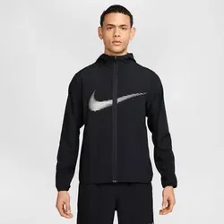 NIKE Herren Unterjacke Nike Form Men's Dri-FIT Hooded Jack, Größe XL in Schwarz Schwarz
