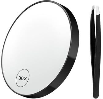Fusion Finds Magnifying Mirror With Suction Cups & Tweezers Portable Travel Makeup Mirror Magnifying Mirror With Suction Cups & Tweezers Portable Travel Makeup Mirror