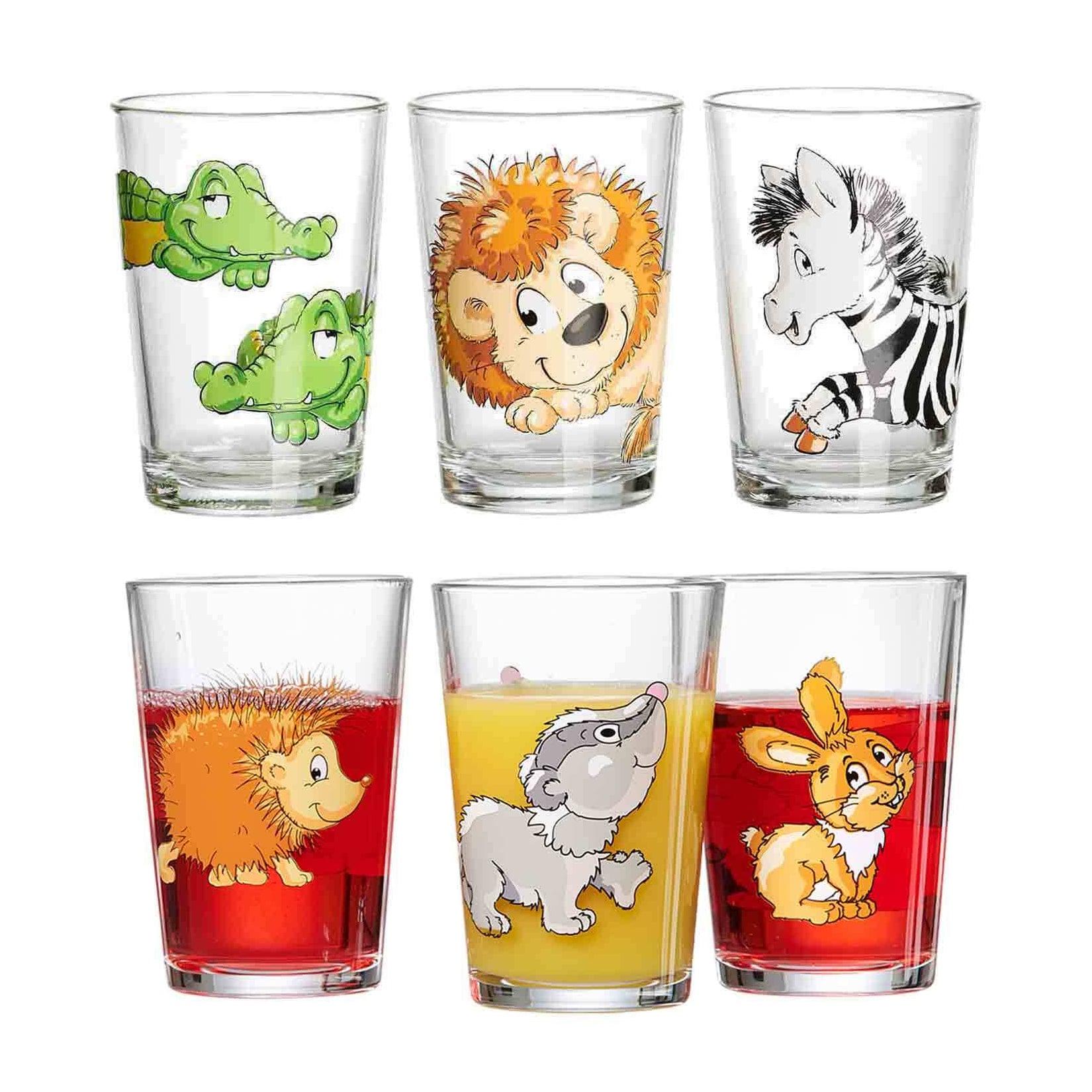 Ritzenhoff & Breker Kindergläser Happy Zoo Waldtiere 205 ml 6er Set