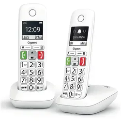 Gigaset E290, Telefon, Weiss