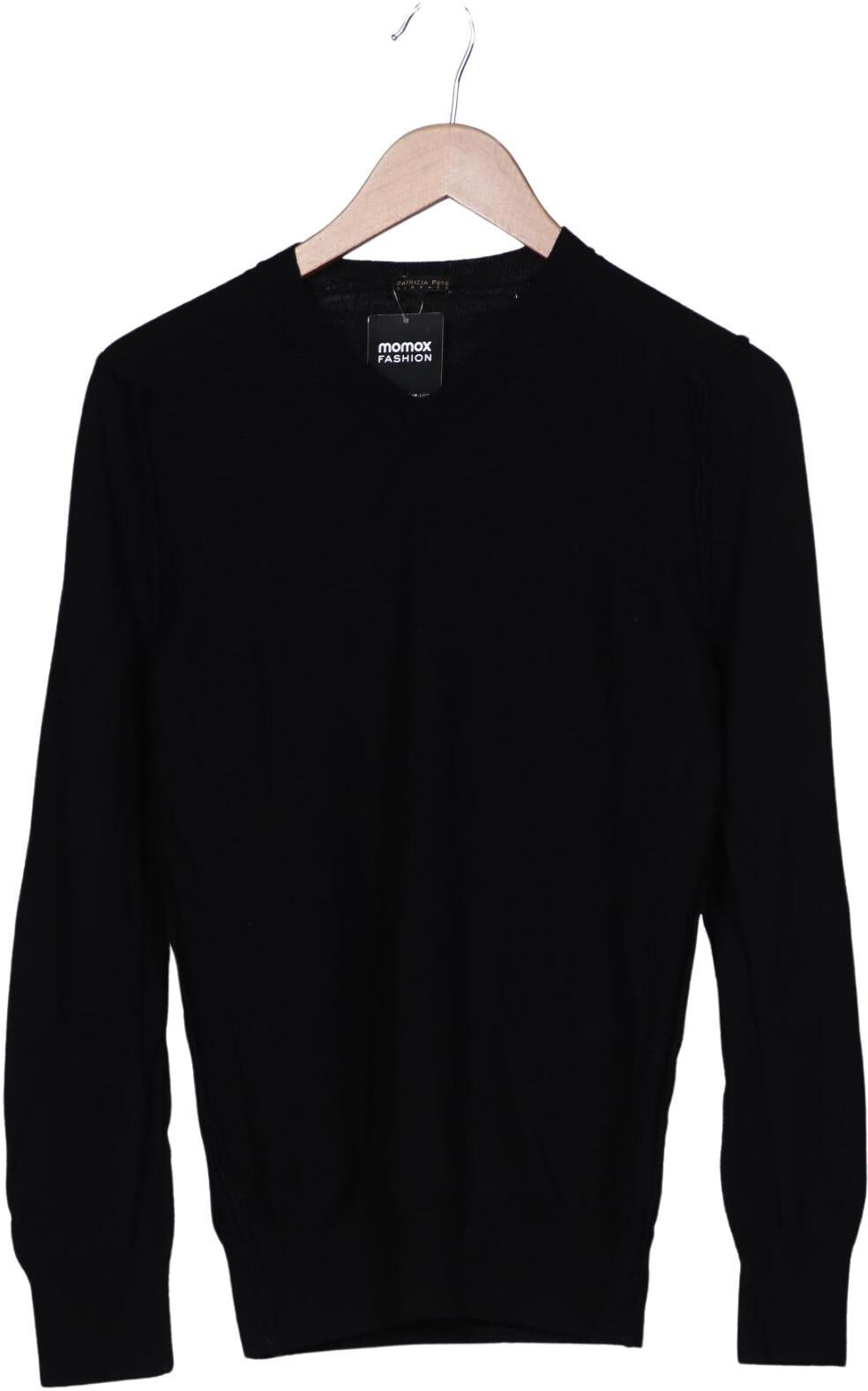 Patrizia Pepe Damen Pullover, Schwarz, Gr. M, Wolle - Second Hand