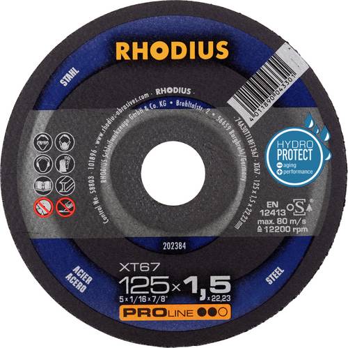 Rhodius 202384 Trennscheibe gerade 125mm Stahl
