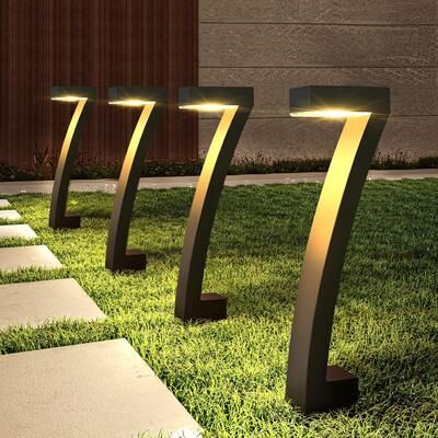 HomeDecorAndMore LLC Bright Solar Outdoor Lights Pathway, 6 Pack Waterproof LED Solar Garden Lights With Auto On Off For Outside Landscapes Bright Solar Outdoor Lights Pathway, 6 Pack Waterproof LED Solar Garden Lights With Auto On Off For Outside Landsca