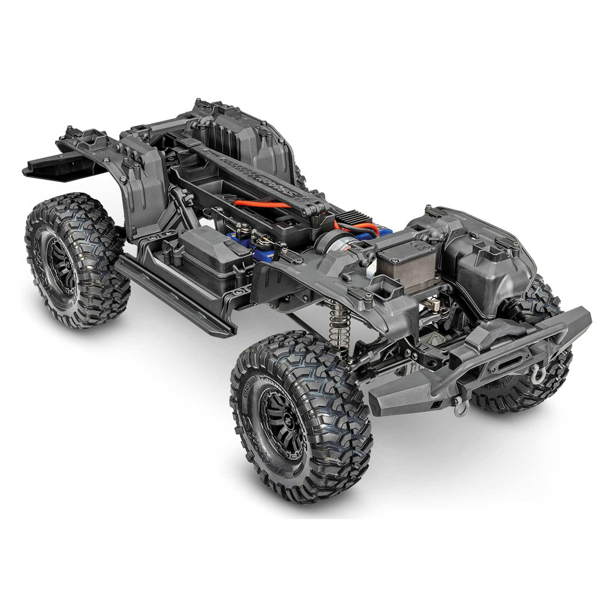 Traxxas CRAWLER LAND ROVER 1:10 4WD EP RTR GREEN - CLIPLESS OHNE Ladegerät und OHNE Akku (RTR Ready-to-Run) (TRX82256-4-GRN)