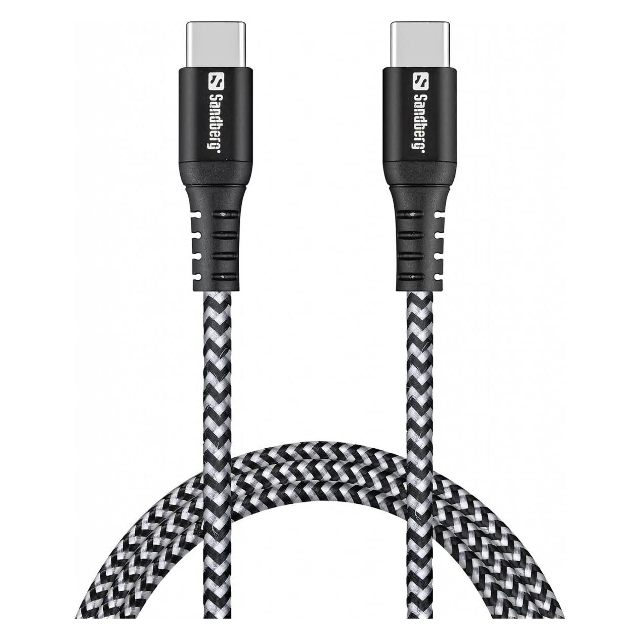 Sandberg Survivor USB-C- USB-C Cable (1 m, USB 2.0, 100 W) (441-38)