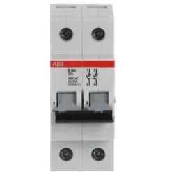 ABB E202/32G Trennschalter 2P, 32 A, Schaltgriff grau, Änderung Ursprung + Gebrauchskategorie 2CDE282001R1032