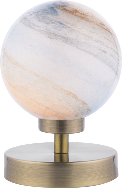 Metro Metal Table Lamp Lamp Brass 17cm H X 10.5cm W X 10.5cm D