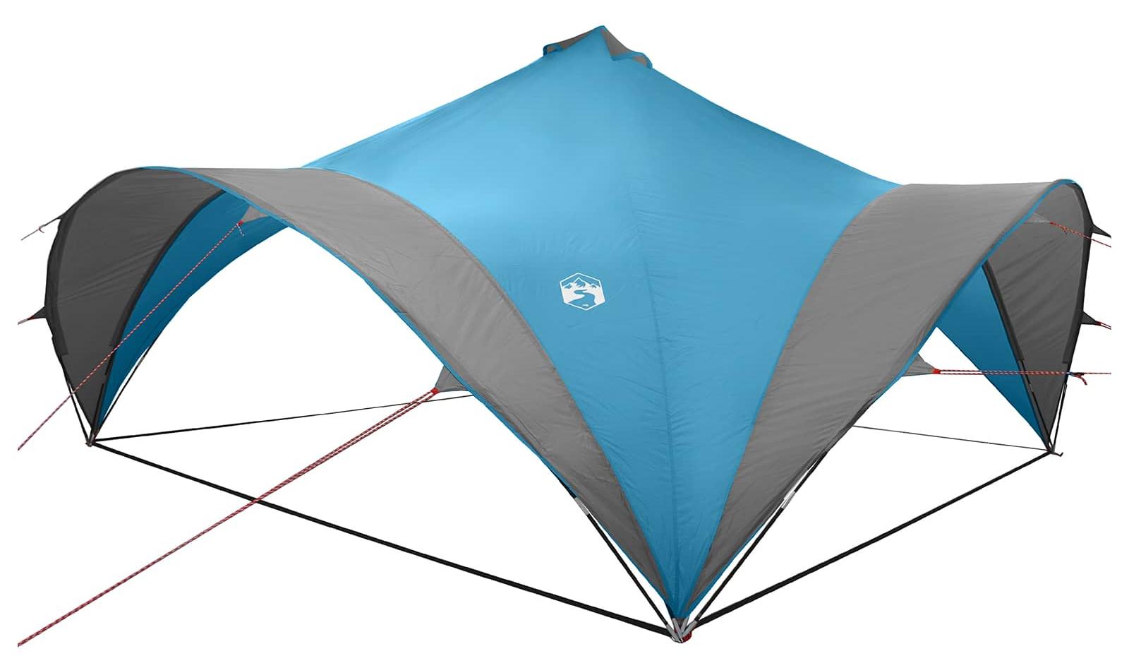 Party-Zelt Blau 600 x 600 x 400 cm Polyester und Stahl
