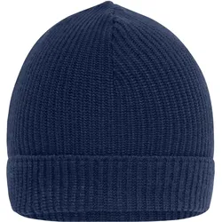Strickmütze "MB7137" recycelt - navy