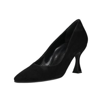Pumps PAUL GREEN "Paul Green Pumps Veloursleder", Damen, Gr. 40, schwarz, Veloursleder, Schuhe Pumps