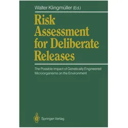 Risk Assessment for Deliberate Releases, Fachbücher