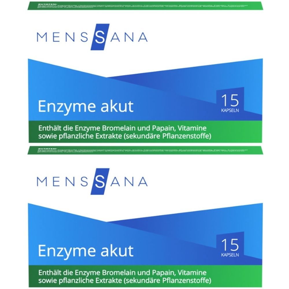 Enzyme akut MensSana Kapseln 2x 2x15 St