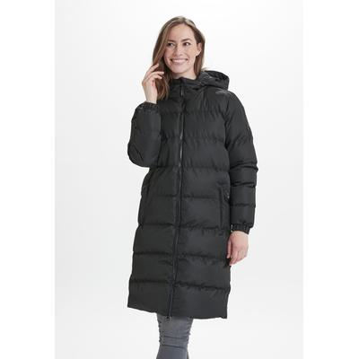 Steppmantel WHISTLER "Abella", Damen, Gr. 38, schwarz, 100% Polyester, unifarben, lang, ohne Ausschnitt, Mäntel Steppmantel, mit atmungsaktiver Eigenschaft