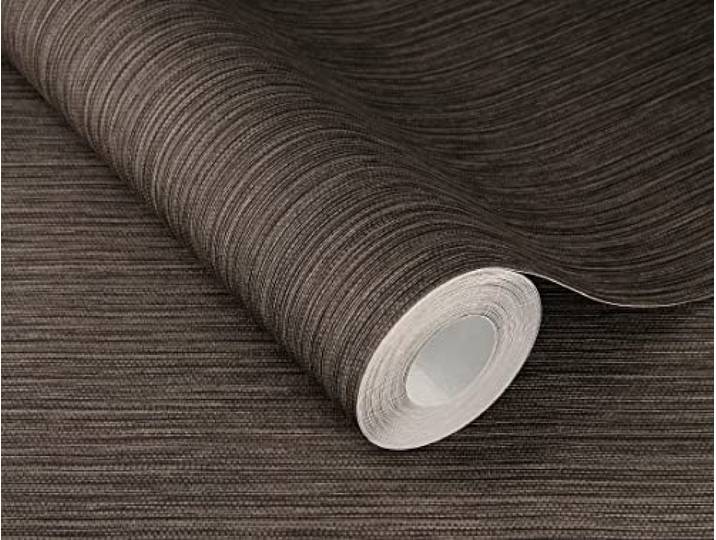 Rasch Tapete 537758 - Schwarze Vliestapete mit feiner Linien-Struktur, Kollektion Curiosity - 10,05m x 0,53m