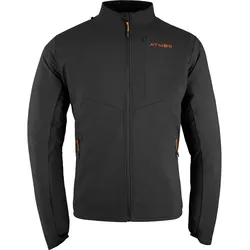 Oxford, Motorradjacke, ATMOS EXO Winddichte Jacke LA2565 Shell Midlayer Windschutz Mantel, Schwarz, S (Herren, S)