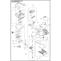 Original Husqvarna Display-Kit Bedieneinheit für Automower 435X AWD und 435X AWD NERA