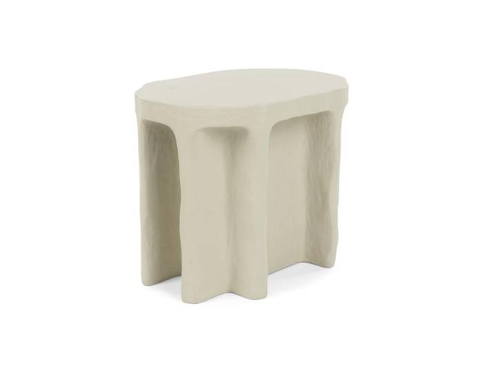 Beistelltisch Keno – aus Harz in Beige - Beige - Luxusbetten24