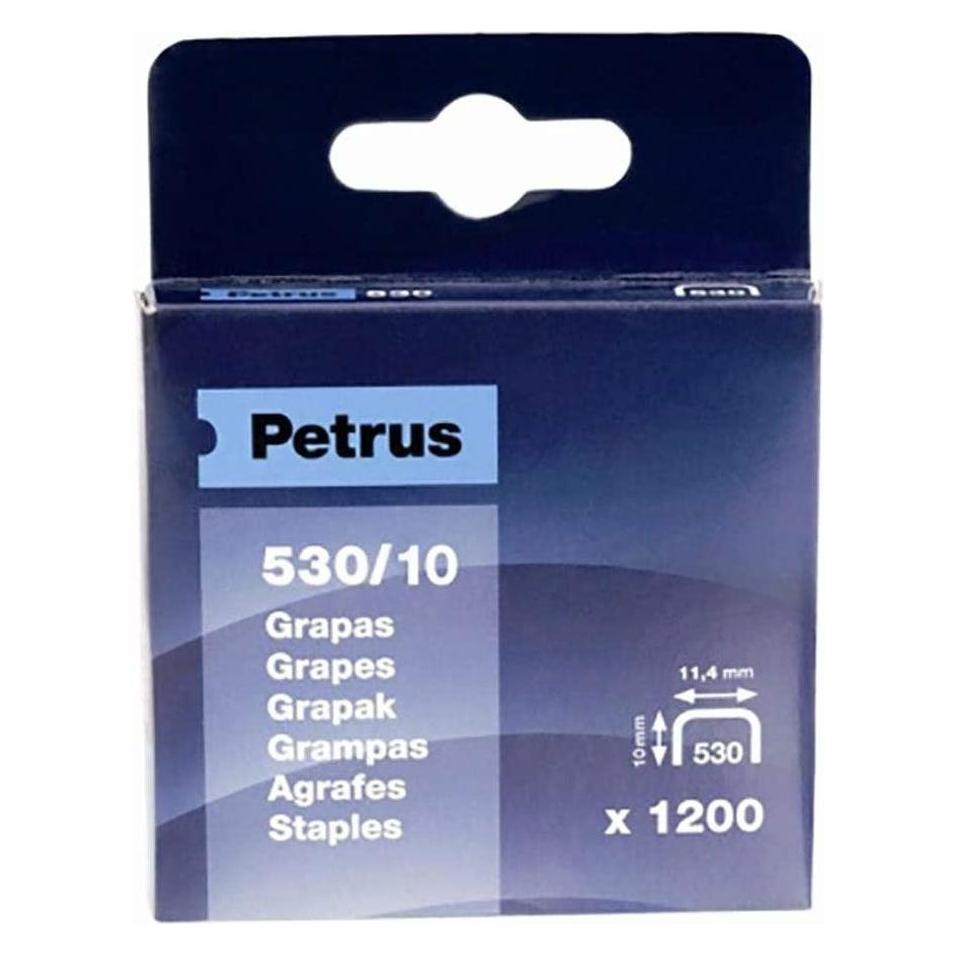 Petrus Schachtel 1200 Heftklammern mod. 530/10mm 77515 (1200x) (49443529)