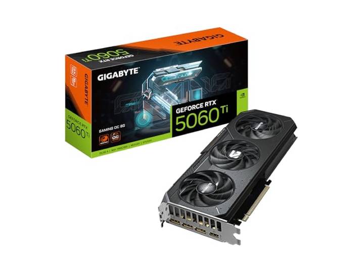 GIGABYTE GeForce RTX 5060 Ti GAMING OC 8G Grafische Kaart