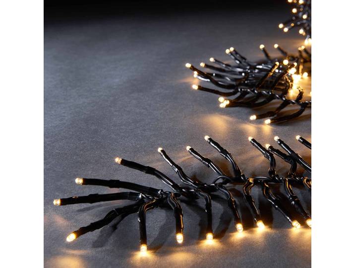 Guirlande lumineuse BRIGHT LIGHTS 288 4 x 4 x 730cm Noir/Noir