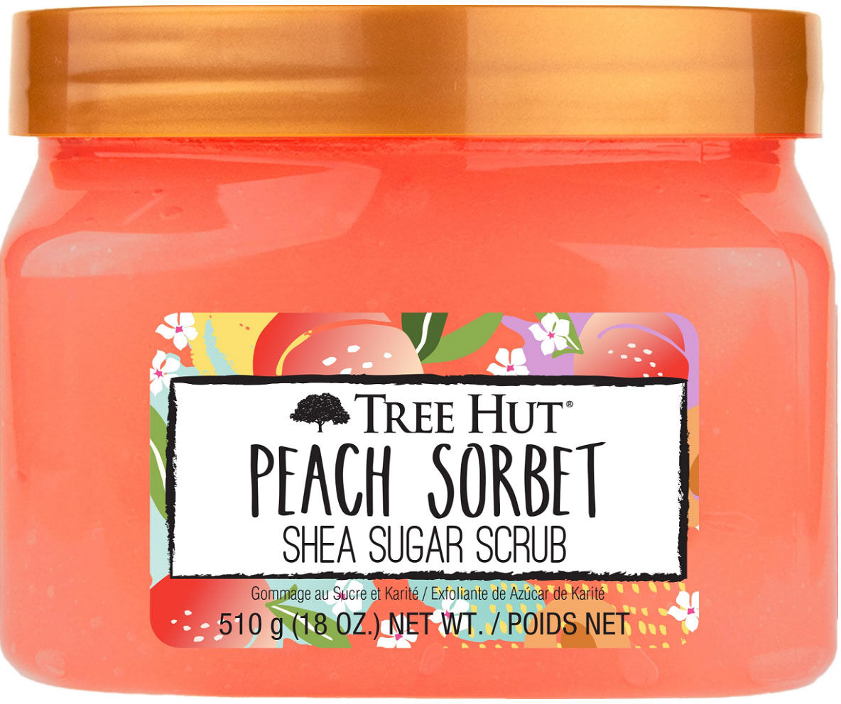 TREE HUT Peach Sorbet Shea Sugar Scrub 510g