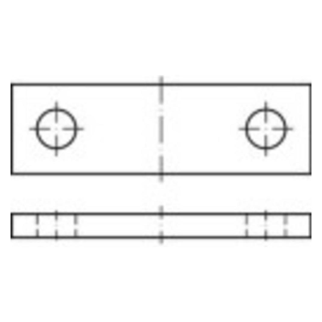 Toolcraft Achshalter DIN 15058 Stahl 50 (50 Stk.) (147091)