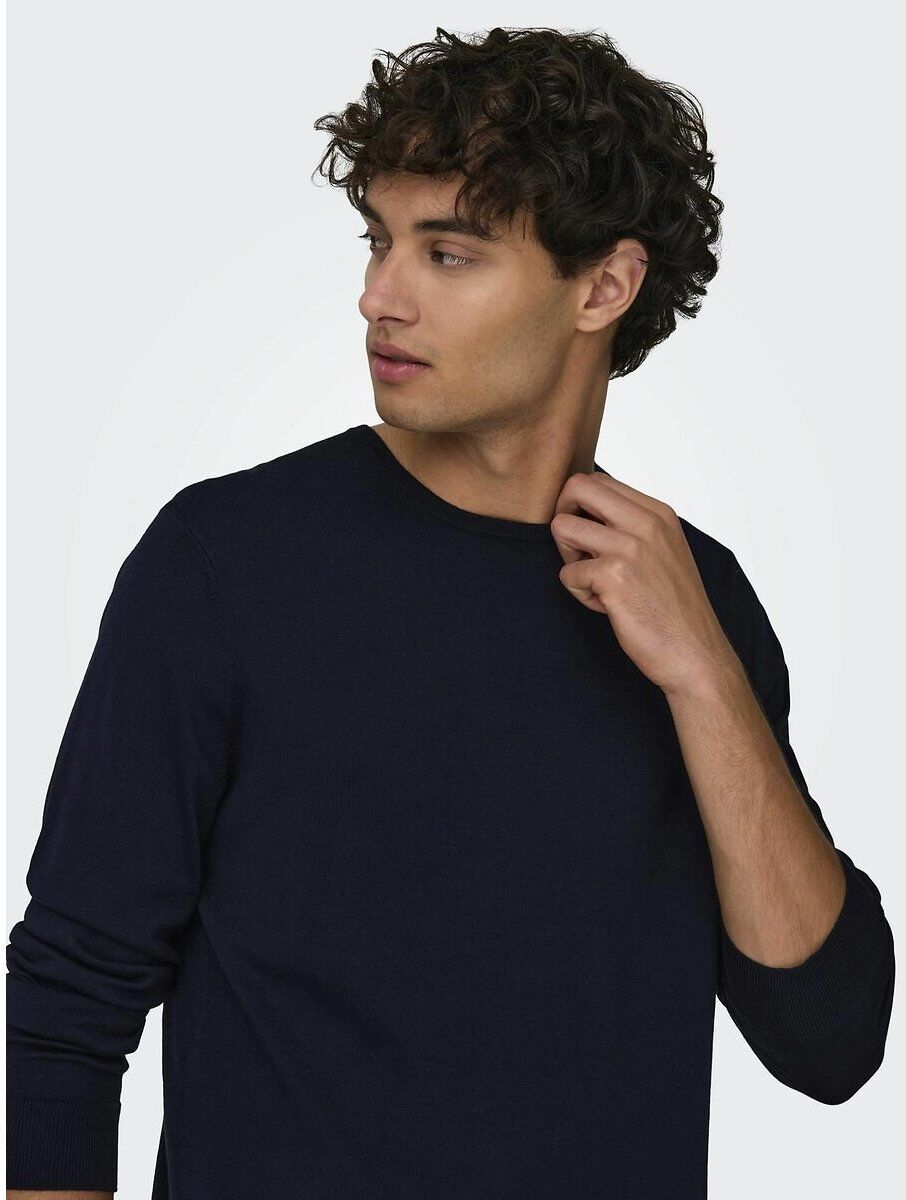 ONLY & SONS Pull col rond droit