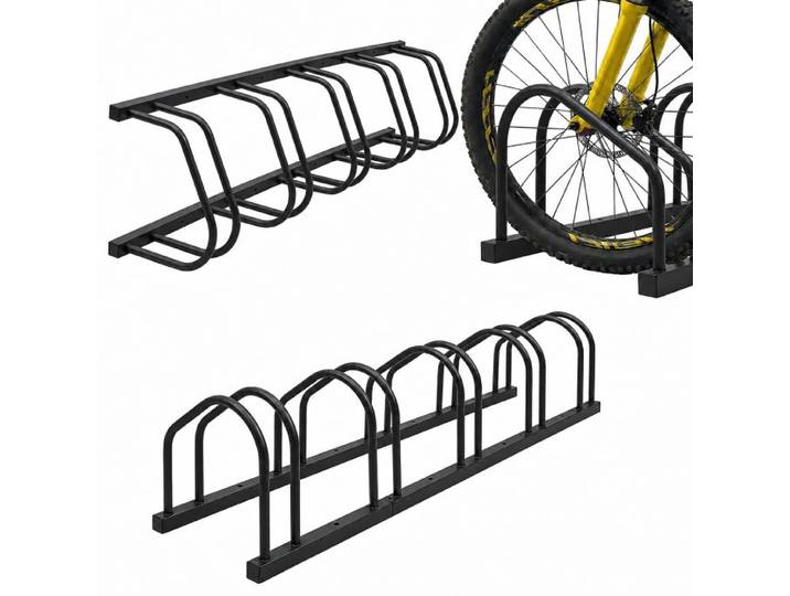 Relaxdays Support vélo au sol et au mur