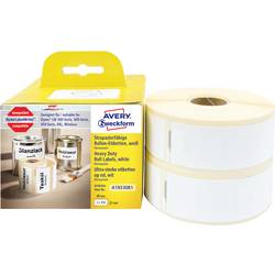 Avery-Zweckform Etiketten (Rolle) 89 x 25 mm Folie Weiß 1 Set Permanent haftend A1933081 Universal-Etiketten