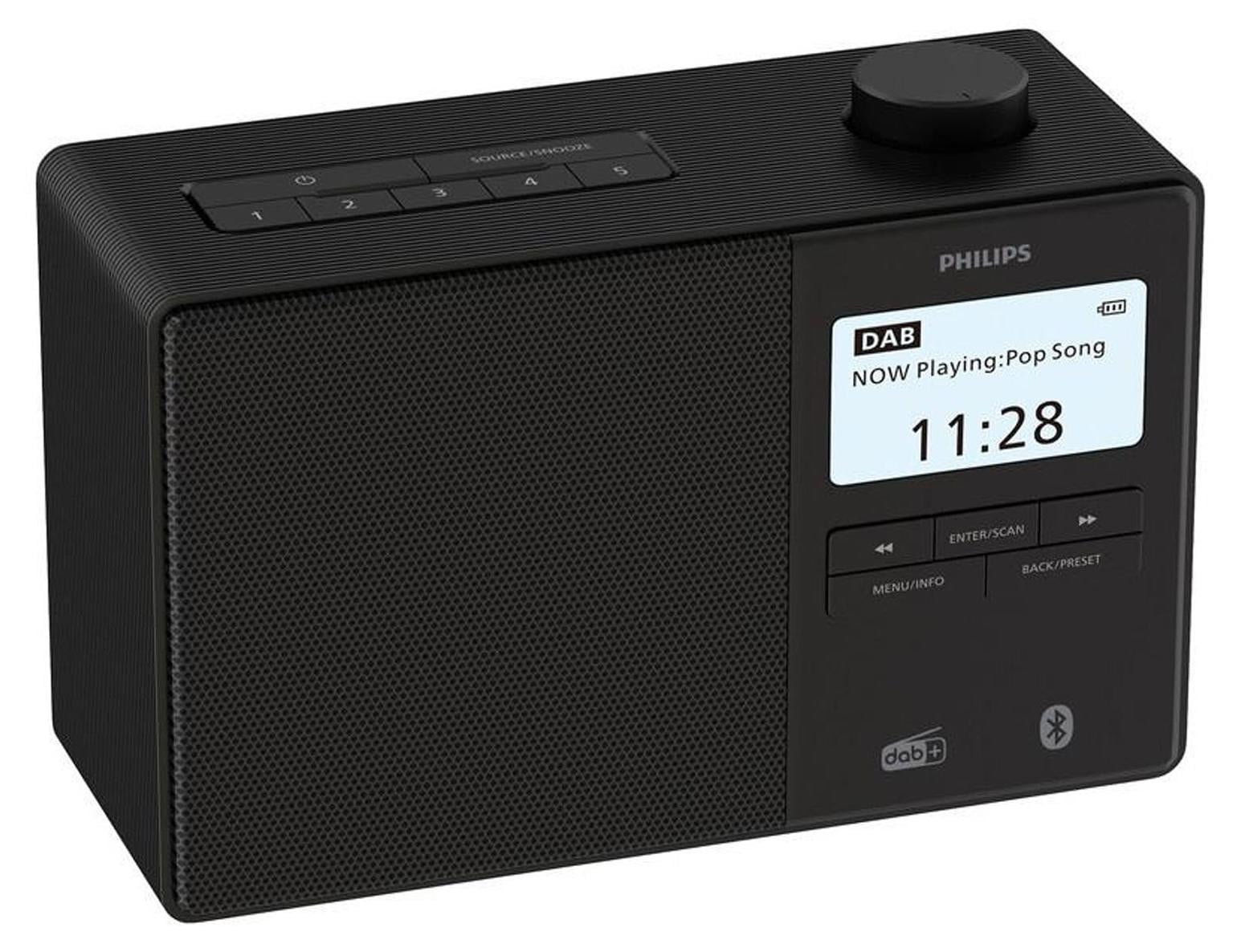 Philips DAB+ FM Radio TAR5600 met Bluetooth - Zwart