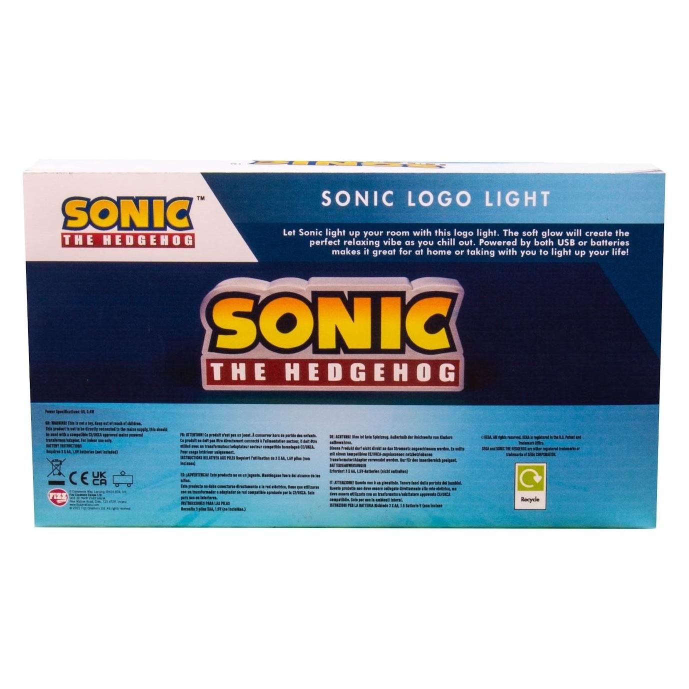 Fizz Creations Sonic The Hedgehog Logo Light (2059)