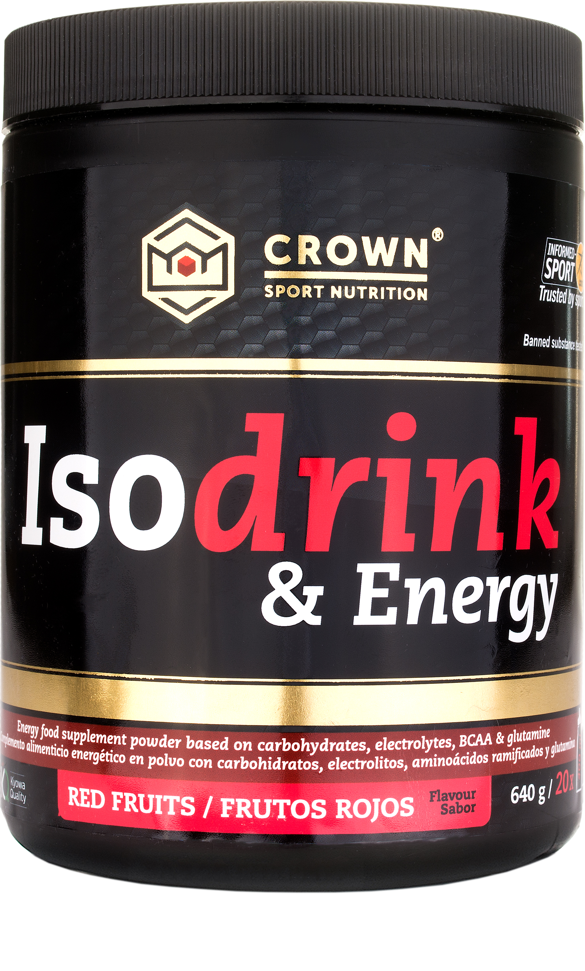 Crown Sport Nutrition Isotonic Drink 640 gr Strawberry